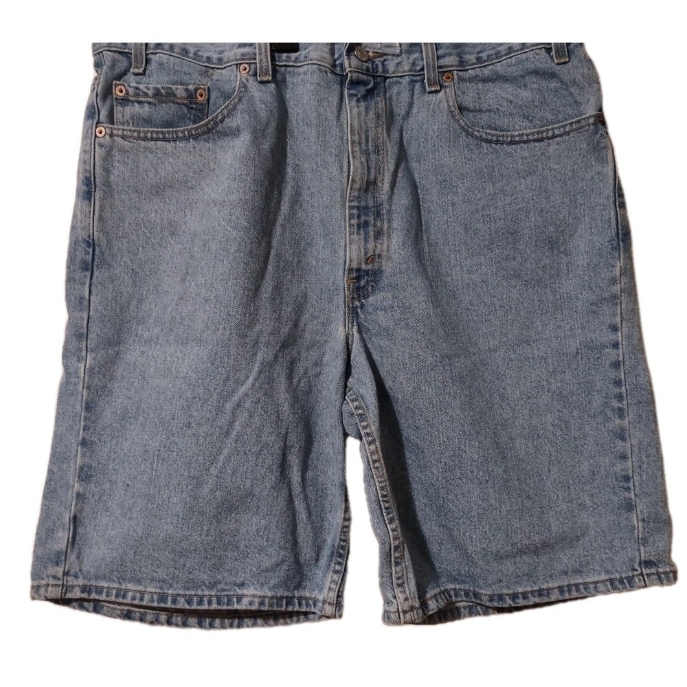 Levis 550 Shorts XL 40w Mens Vintage 90s Y2K Relaxed Fit Baggy Light Wash Blue